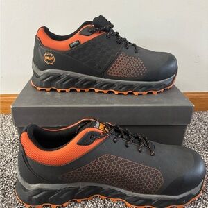 Timberland Ridgework Men's Black and Orange Shoes